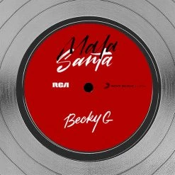 RARE-T Limited Edition Frames Becky G - Mala Santa Platinum LP Limited Signature Edition Studio Licensed Custom Frame