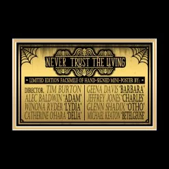 RARE-T Limited Edition Frames Beetlejuice Mini Poster Limited Signature Edition Studio Licensed Movie Custom Frame 13 RARE-T Limited Edition Frames Beetlejuice Mini Poster Limited Signature Edition Studio Licensed Movie Custom Frame