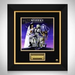 RARE-T Beetlejuice Movie Soundtrack LP Cover Limited Signature Edition Studio Licensed Custom Frame
