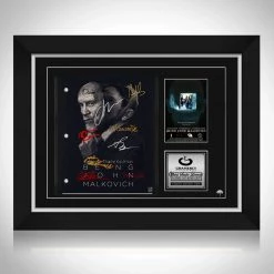 RARE-T Being John Malkovich Script Limited Signature Edition Studio Licensed Custom Frame
