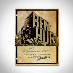 RARE-T Ben-Hur 1959 Transcript Limited Signature Edition Studio Licensed Custom Frame