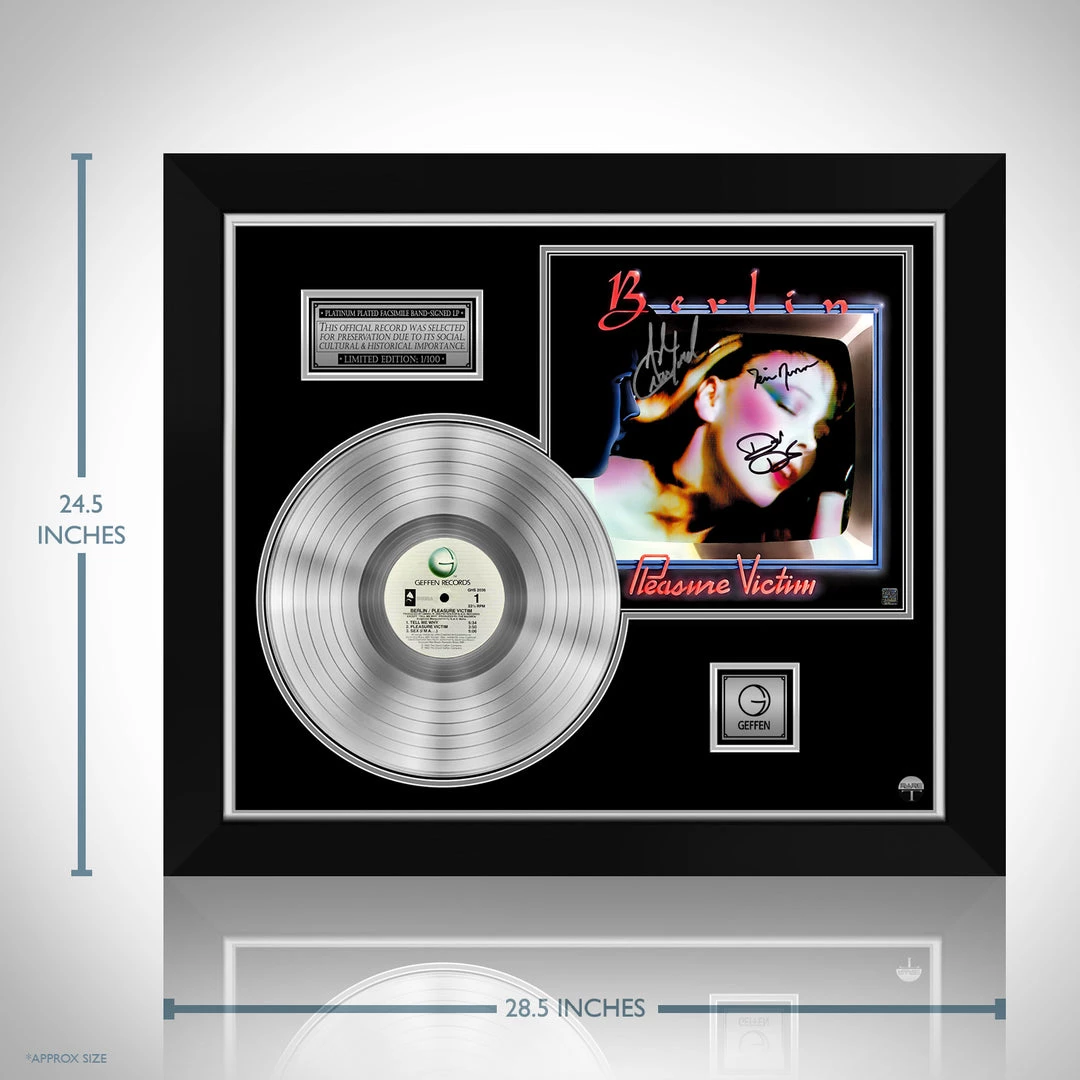 RARE-T Limited Edition Frames Berlin - Pleasure Platinum LP Limited Signature Edition Studio Licensed Custom Frame 3 RARE-T Limited Edition Frames Berlin - Pleasure Platinum LP Limited Signature Edition Studio Licensed Custom Frame