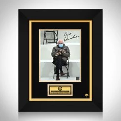 RARE-T Bernie Sanders Gloves Photo Limited Signature Edition Studio Licensed Custom Frame Limited Edition Frames