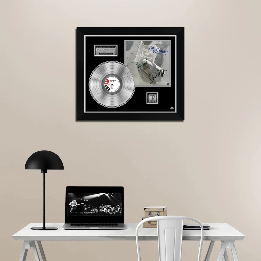 RARE-T Limited Edition Frames Better Than Ezra - Friction, Baby Platinum LP Limited Signature Edition Studio Licensed Custom Frame 2 RARE-T Limited Edition Frames Better Than Ezra - Friction, Baby Platinum LP Limited Signature Edition Studio Licensed Custom Frame