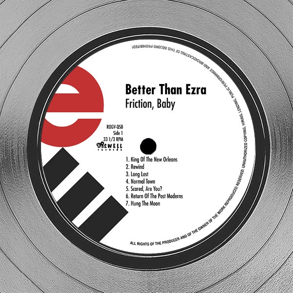RARE-T Limited Edition Frames Better Than Ezra - Friction, Baby Platinum LP Limited Signature Edition Studio Licensed Custom Frame 6 RARE-T Limited Edition Frames Better Than Ezra - Friction, Baby Platinum LP Limited Signature Edition Studio Licensed Custom Frame