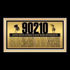 RARE-T Beverly Hills 90210 Cast Limited Signature Edition Studio Licensed Custom Frame