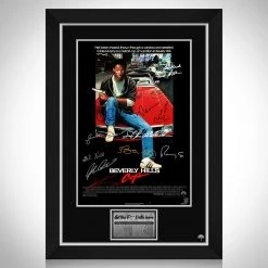 RARE-T Beverly Hills Cop Mini Poster Limited Signature Edition Studio Licensed Custom Frame Limited Edition Frames