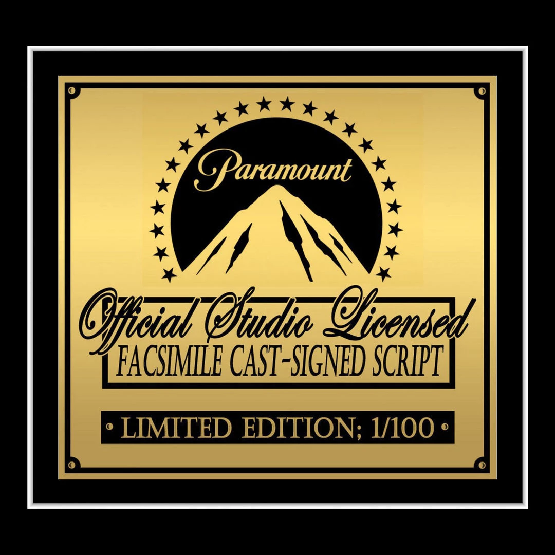 RARE-T Beverly Hills Cop Script Limited Signature Edition Studio Licensed Custom Frame Limited Edition Frames 10 RARE-T Beverly Hills Cop Script Limited Signature Edition Studio Licensed Custom Frame Limited Edition Frames