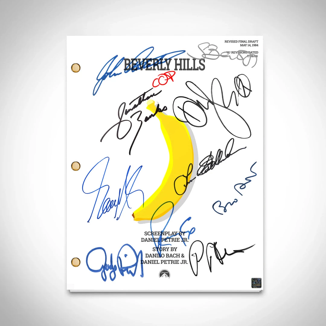 RARE-T Beverly Hills Cop Script Limited Signature Edition Studio Licensed Custom Frame Limited Edition Frames 2 RARE-T Beverly Hills Cop Script Limited Signature Edition Studio Licensed Custom Frame Limited Edition Frames