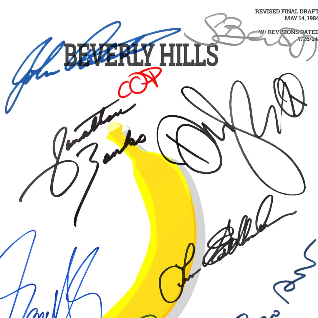 RARE-T Beverly Hills Cop Script Limited Signature Edition Studio Licensed Custom Frame Limited Edition Frames 5 RARE-T Beverly Hills Cop Script Limited Signature Edition Studio Licensed Custom Frame Limited Edition Frames