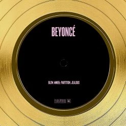 RARE-T Limited Edition Frames Beyoncé - 2013 Gold LP Limited Signature Edition Studio Licensed Custom Frame