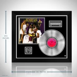 RARE-T Big Daddy Kane - Long Live The Kane Platinum LP Limited Signature Edition Studio Licensed Custom Frame Limited Edition Frames