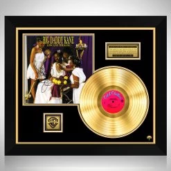 RARE-T Big Daddy Kane Long Live The Kane Gold LP Limited Signature Edition Studio Licensed Custom Frame