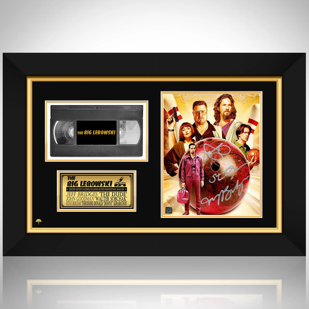 RARE-T Limited Edition Frames The Big Lebowski Photo & VHS Limited Signature Edition Studio Licensed Custom Frame 1 RARE-T Limited Edition Frames The Big Lebowski Photo & VHS Limited Signature Edition Studio Licensed Custom Frame