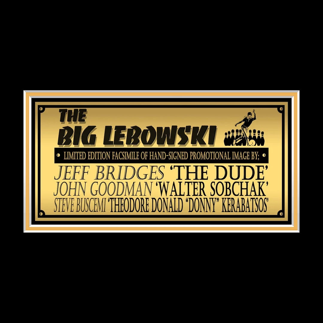 RARE-T Limited Edition Frames The Big Lebowski Photo & VHS Limited Signature Edition Studio Licensed Custom Frame 5 RARE-T Limited Edition Frames The Big Lebowski Photo & VHS Limited Signature Edition Studio Licensed Custom Frame
