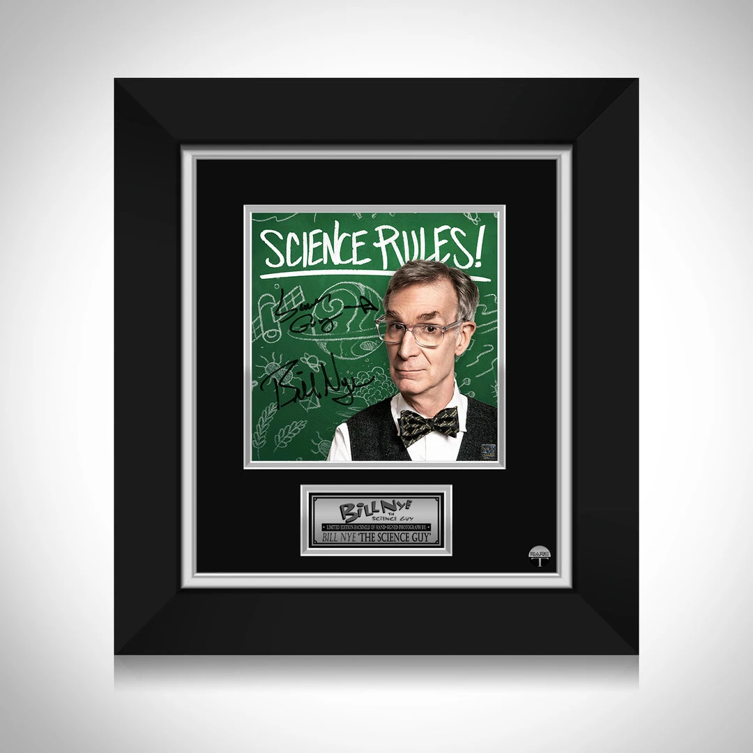 RARE-T Limited Edition Frames Bill Nye The Science Guy Limited Signature Edition Studio Licensed Photo Custom Frame 1 RARE-T Limited Edition Frames Bill Nye The Science Guy Limited Signature Edition Studio Licensed Photo Custom Frame