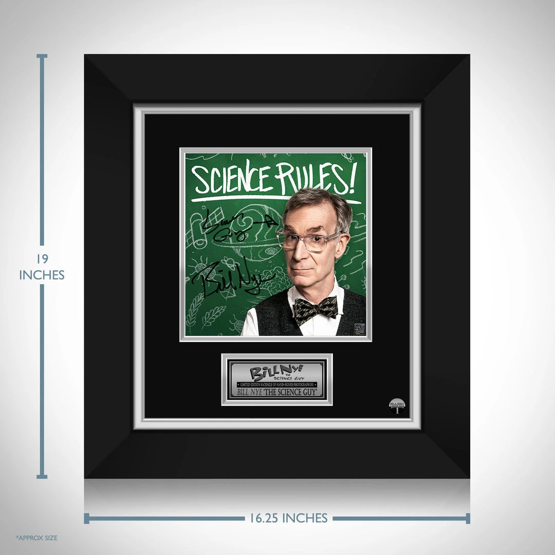 RARE-T Limited Edition Frames Bill Nye The Science Guy Limited Signature Edition Studio Licensed Photo Custom Frame 3 RARE-T Limited Edition Frames Bill Nye The Science Guy Limited Signature Edition Studio Licensed Photo Custom Frame