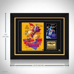 RARE-T Bill & Ted's Excellent Adventure Script Limited Signature Edition Studio Licensed Custom Frame