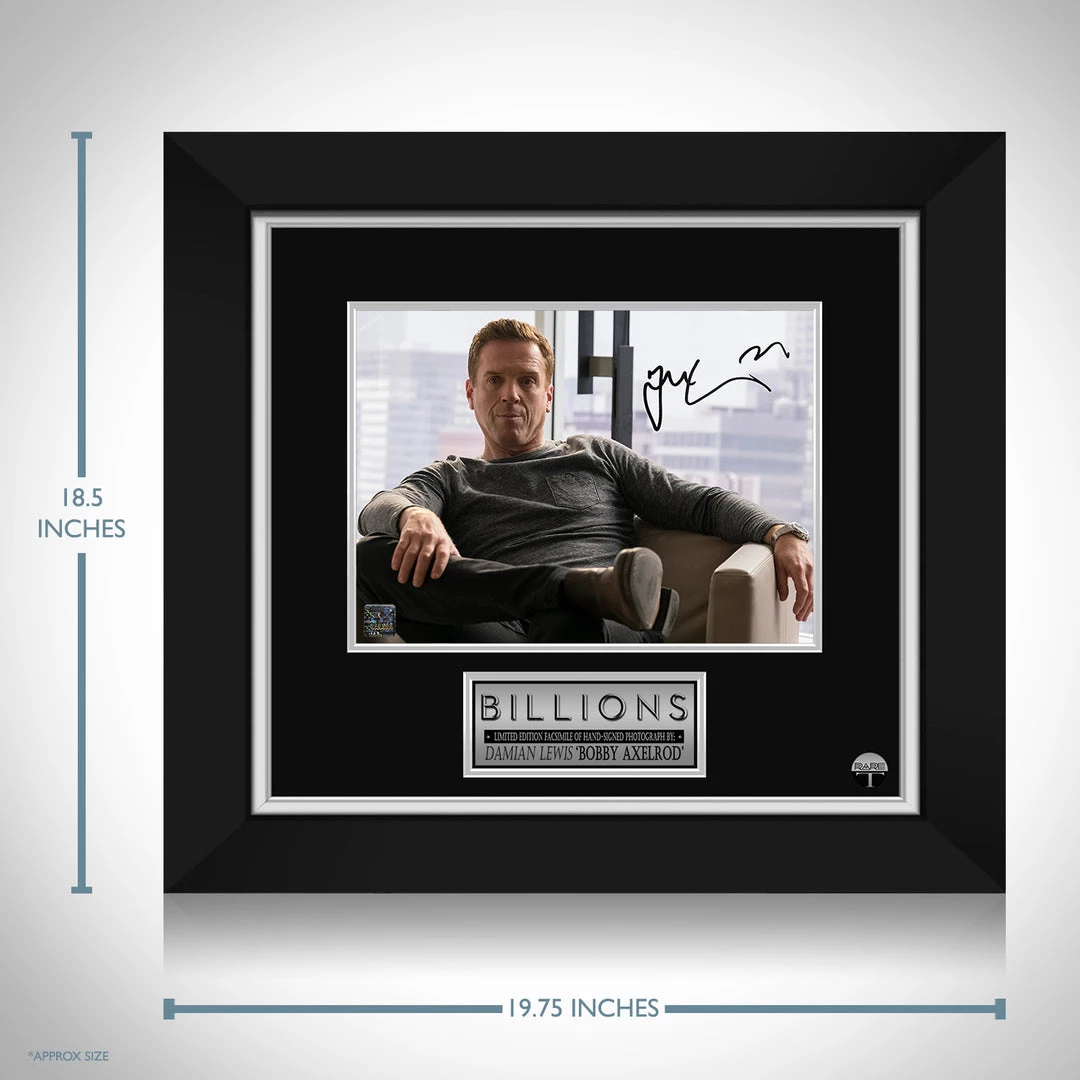 RARE-T Billions - Bobby Axelrod Photo Limited Signature Edition Studio Licensed Custom Frame Limited Edition Frames 3 RARE-T Billions - Bobby Axelrod Photo Limited Signature Edition Studio Licensed Custom Frame Limited Edition Frames