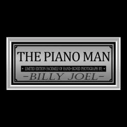 RARE-T Billy Joel Photo Limited Signature Edition Studio Licensed Custom Frame