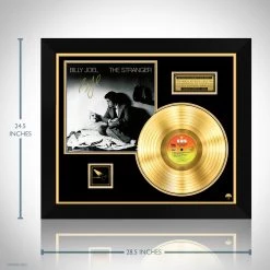 RARE-T Limited Edition Frames Billy Joel The Stranger Gold LP Limited Signature Edition Studio Licensed Custom Frame