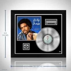 RARE-T Limited Edition Frames Billy Ocean - Suddenly Platinum LP Limited Signature Edition Studio Licensed Custom Frame
