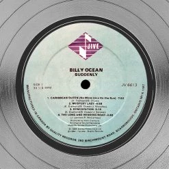 RARE-T Limited Edition Frames Billy Ocean - Suddenly Platinum LP Limited Signature Edition Studio Licensed Custom Frame