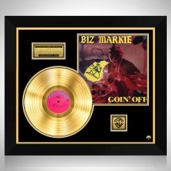 RARE-T Biz Markie - Goin' Off Gold LP Limited Signature Edition Studio Licensed Custom Frame