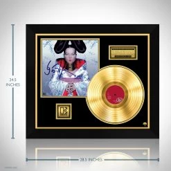 RARE-T Limited Edition Frames Bjork - Homogenic Gold LP Limited Signature Edition Studio Licensed Custom Frame