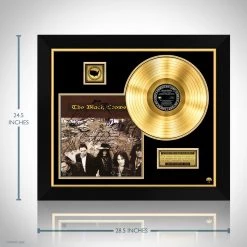 RARE-T The Black Crowes The Southern Harmony And Musical Companion Gold LP Limited Signature Edition Studio Licensed Custom Frame Limited Edition Frames