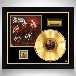 RARE-T Black Dahlia Murders - Nightbringers Gold LP Limited Signature Edition Studio Licensed Custom Frame Limited Edition Frames
