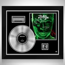 RARE-T Black Eyed Peas - The E.N.D. Platinum LP Limited Signature Edition Studio Licensed Custom Frame