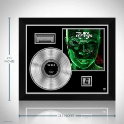 RARE-T Black Eyed Peas - The E.N.D. Platinum LP Limited Signature Edition Studio Licensed Custom Frame