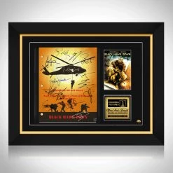RARE-T Limited Edition Frames Black Hawk Down Script Limited Signature Edition Studio Licensed Custom Frame