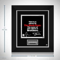 RARE-T The Black Keys - Brothers LP Cover Limited Signature Edition Studio Licensed Custom Frame 10 RARE-T The Black Keys - Brothers LP Cover Limited Signature Edition Studio Licensed Custom Frame