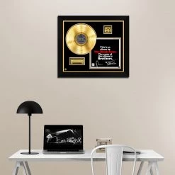 RARE-T Limited Edition Frames The Black Keys - Brothers Gold LP Limited Signature Edition Studio Licensed Custom Frame