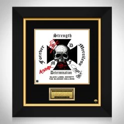 RARE-T Limited Edition Frames Black Label Society The Blessed Hellride LP Cover Limited Signature Edition Studio Licensed Custom Frame