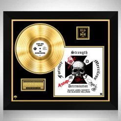 RARE-T Black Label Society The Blessed Hellride Gold LP Limited Signature Edition Studio Licensed Custom Frame Limited Edition Frames