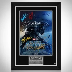 RARE-T Black Panther Mini Poster Limited Signature Edition Studio Licensed Custom Frame