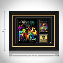 RARE-T Limited Edition Frames Black-ish Script Limited Signature Edition Studio Licensed Custom Frame