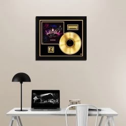 RARE-T Blackpink - The Album Gold LP Limited Signature Edition Studio Licensed Custom Frame