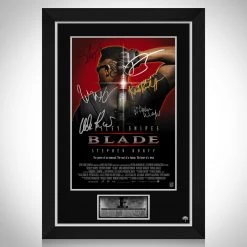 RARE-T Blade Mini Poster Limited Signature Edition Studio Licensed Custom Frame