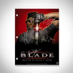 RARE-T Limited Edition Frames Blade Movie Script Limited Signature Edition Studio Licensed Custom Frame