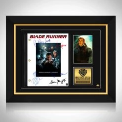 RARE-T Blade Runner Script Limited Signature Edition Studio Licensed Custom Frame Limited Edition Frames