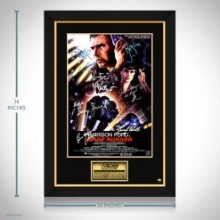 RARE-T Blade Runner Poster Limited Signature Edition Studio Licensed Custom Frame