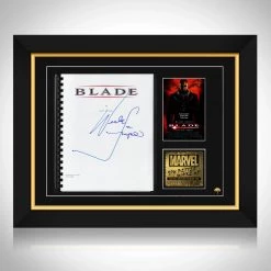 PPC Blade - PSA/DNA Certified Hand-Signed Script By Wesley Snipes Custom Frame