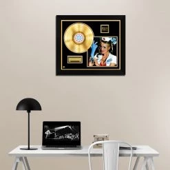 RARE-T Blink-182 Enema Of The State Gold LP Limited Signature Edition Studio Licensed Custom Frame