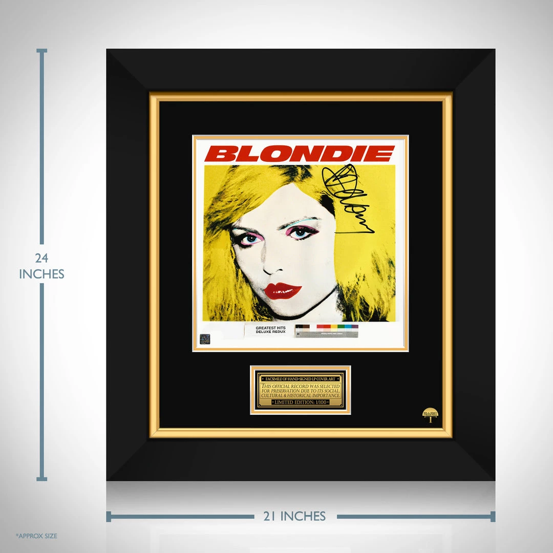 RARE-T Limited Edition Frames Blondie- Greatest Hits Limited Signature Edition Studio Licensed LP Cover Custom Frame 3 RARE-T Limited Edition Frames Blondie- Greatest Hits Limited Signature Edition Studio Licensed LP Cover Custom Frame