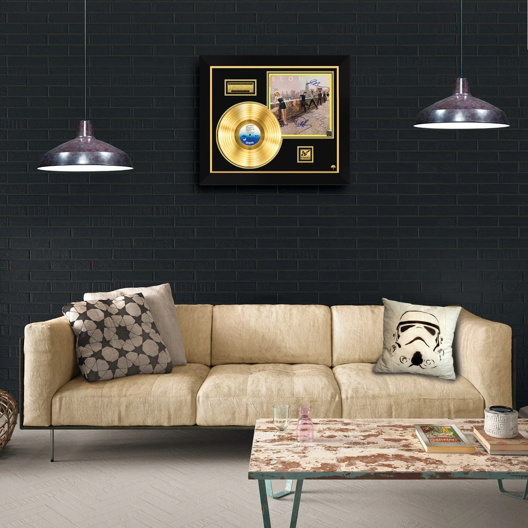 Rare-T Limited Edition Frames Blondie - Autoamerican Limited Signature Edition Studio Licensed Gold LP Custom Frame 3 Rare-T Limited Edition Frames Blondie - Autoamerican Limited Signature Edition Studio Licensed Gold LP Custom Frame
