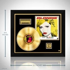 RARE-T Blondie - Greatest Hits Gold LP Limited Signature Edition Studio Licensed Custom Frame 12 RARE-T Blondie - Greatest Hits Gold LP Limited Signature Edition Studio Licensed Custom Frame